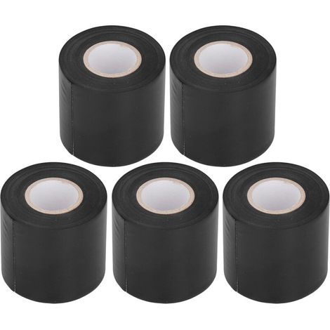 TIKATARER Ruban de Jeu de Lignes, Ruban Isolant pour Climatiseur 5 Pièces Ruban de Tuyau de Climatiseur Ruban de Jeu de Lignes HVAC Ruban Résistant à l'huile Rubans d'emballage de (1/5)