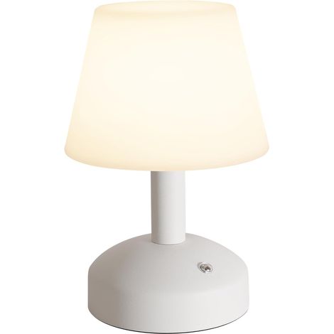 Petite lampe de table LED sans fil, lampe de chevet portable avec batterie de 5000 mAh, étanche, lampe de table d'extérieur à intensité variable, convient pour salle de bain, chambre à (1/5)