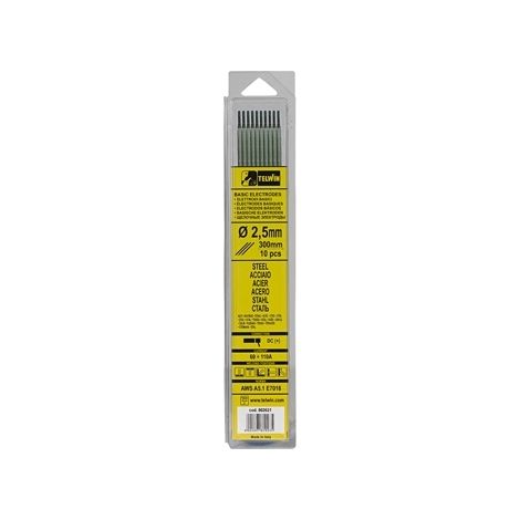 Electrodos básicos acero kit 10 piezas Ø 2,5 TELWIN 802621