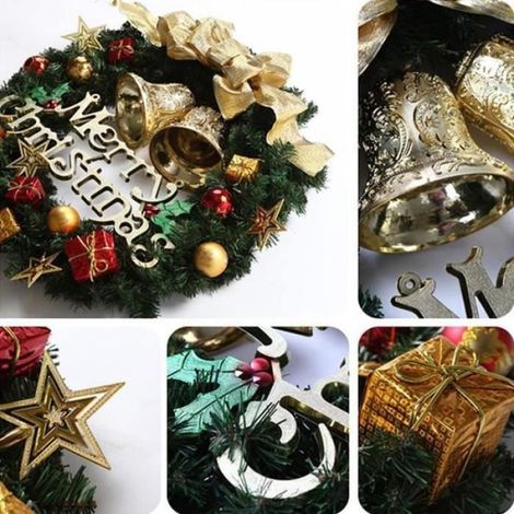 Guirlande de Noël Décoration de Noël Père Suspendu Ornements d'arbre de Noël Pendentif 30 cm (1/3)