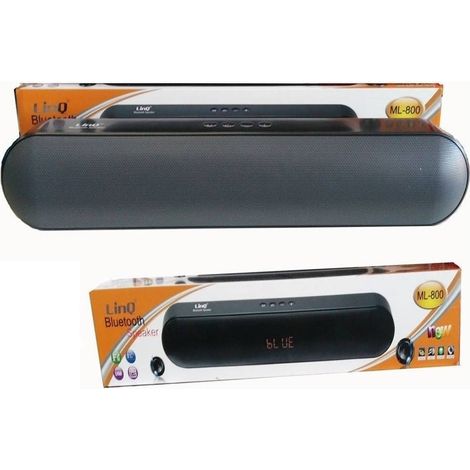 Enceinte Bluetooth Sans Fil 3d Radio Lecteur Microsd Usb Linq Ml-800 (1/2)