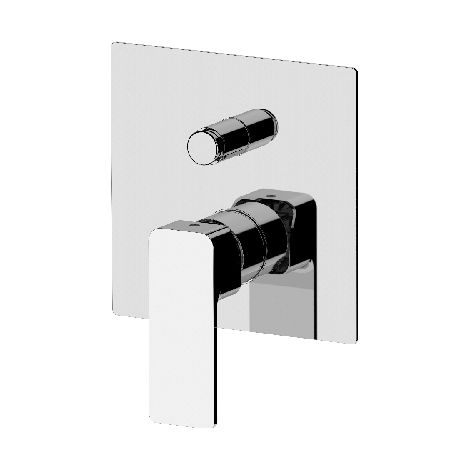 Rubinetto Miscelatore Monocomando Incasso con Deviatore Linea 272 B045 Cr (1/2)
