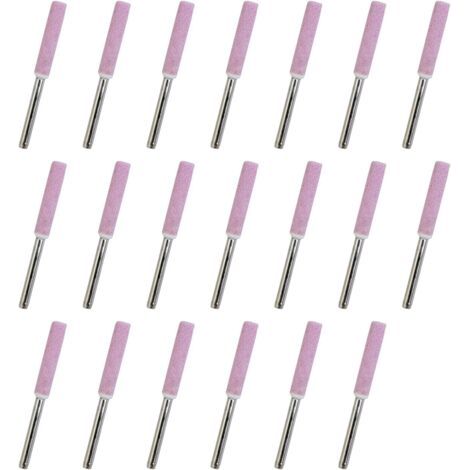 BUNTHAUS 20x (4.8MM)Meule de scie à chaîne pour arbre de polissage métallique de retouche de chaîne de scie à chaîne (1/5)