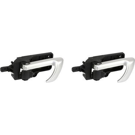 Per i modelli Santa Fe dal 2007 al 2012, 2 maniglie interne della portiera anteriore/posteriore sinistra (lato guidatore) con pulsanti neri, codice articolo 82610-2B010