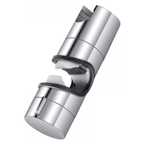 1PC Support de douche réglable pour colonne de douche - Diamètre de 20-25 mm, en ABS chromé (1/3)