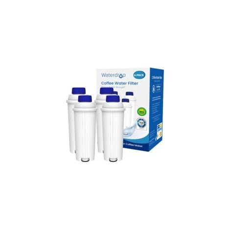 Waterdrop DLSC002 Filtre à Café Compatible avec DeLonghi DLSC002 - lot de 4 (1/5)