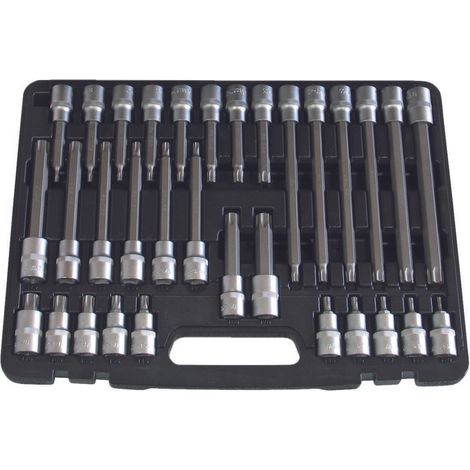 Coffret douilles embouts torx 1/2" (32 pcs) - OM 2333 - CLAS Equipements