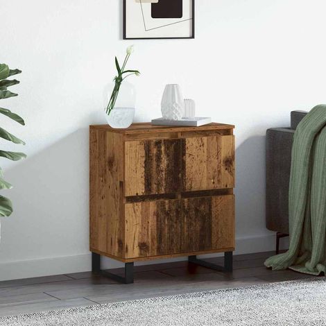 Buffet-Meuble de rangement Marron 60 x 35 x 70 cm Bois d'ingénierie 408700 (1/5)