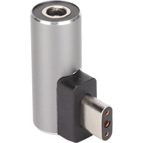 Kit de conversión de conector de CC, que incluye un chip sensor PD y un adaptador hembra, adecuado para ordenadores portátiles de alta potencia (5,5 mm x 2,1 mm).