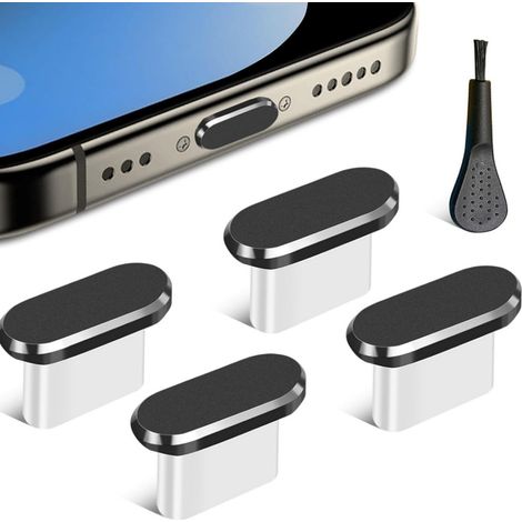 pezzi di copertura antipolvere, copertura antipolvere USB Type C, connettore di protezione antipolvere per la porta Type C per la maggior parte degli smartphone e modelli Android Micro USB (1/5)