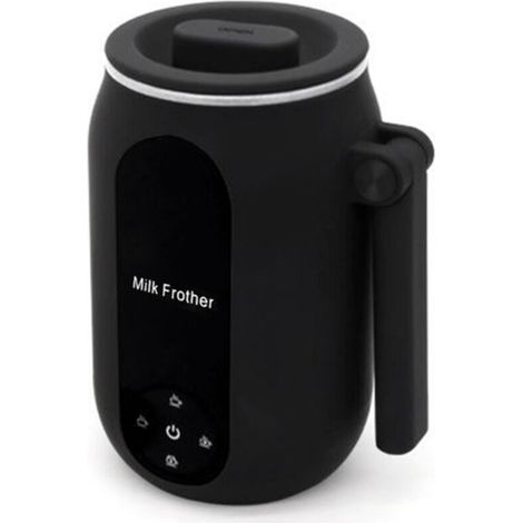 4-in-1 Electric Milk Frother, 450ml, Milk Warmer, Steamer with Rotating Handle, for Coffee, Latte, Cappuccino (1/5)