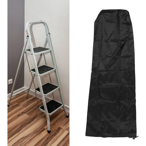 Housse de protection pour escalier pliant - Imperméable et anti-poussière - Matériau polyester - Dimensions adaptées - Sac de rangement inclus (1/5)