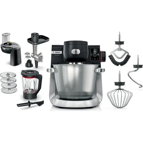 Bosch Robot da Cucina Serie 6 MUMS6ZS34 Capacità 5.5 L Potenza 1600 W Colore Nero. Acciaio inox