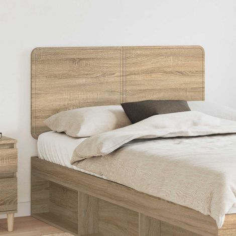 vidaXL Cabecero Roble Sonoma Madera de ingeniería (1/5)