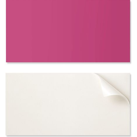 Revestimiento mural de vinilo autoadhesivo con gr谩ficos para cocina, 100x50 cm, rosa