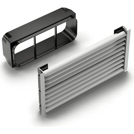Naber Sockellüftungsgitter flow, edelstahlfarbig (1/4)