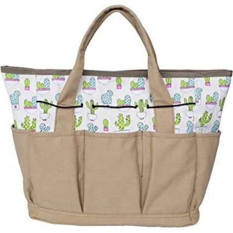[JAMAIS UTILISÉ]Sac à Outils de Jardin Toile Résistant à l'usure Imperméable Léger Multi-usages Organisateur Sac à Couches Titulaire Market Tote (1/5)
