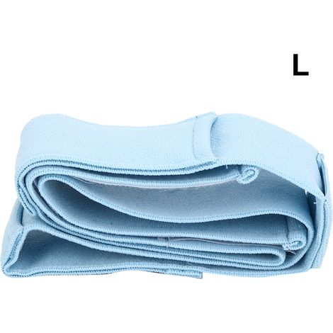 Ceinture ajustable pour cathéter de dialyse péritonéale, soutien abdominal et dorsal respirant, bleu, taille L. (1/5)