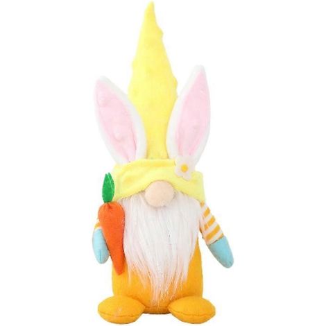 Handgefertigter Osterwichtel-Hasen, Plüschtier für Puppendekorationen, Frühlingsgeschenk für Kinder, Partydekoration für Zuhause.