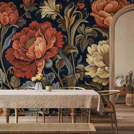 Carta da parati artgeist Floreale retrò Kilim 400x280 cm autoadesiva