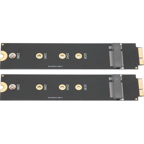 2 SATA M.2 NGFF SSD zu OS X Air A1370 A1369 Konvertierungsadapterkarten (12+6 Pins) für 2010-2011 (1/5)