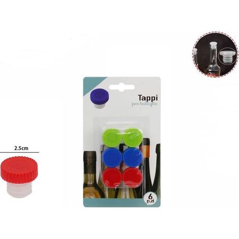 Trade Shop - SET 6 PZ LÄNDER FÜR BOTTIGLIA 2.5CM - (1/2)