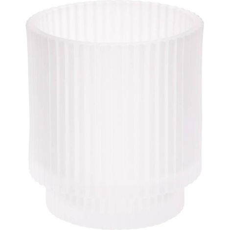 Pot à Brosse à Dents en Verre "Solis" 9cm Transparent (1/2)
