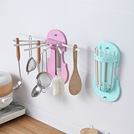Haken zum Aufhängen von Küchenaccessoires – rosa (1/5)