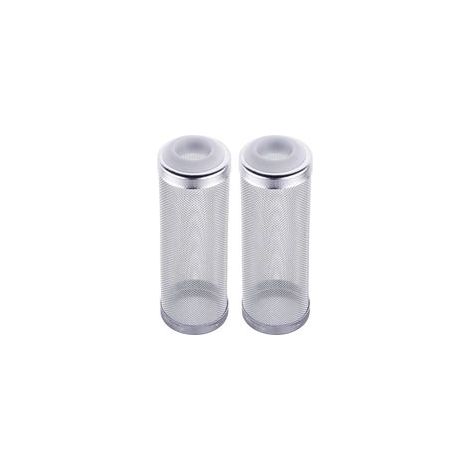 Lot de 2 protections de filtre d’aquarium en acier inoxydable, maille 12 mm –