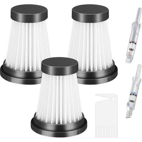 6 HEPA-Filter für MOOSOO K12, K12 Pro, K13 – Ersatzfilter für Genius Invictus One 1.0, X7 & 2.0 Sonstiges Staubsaugerzubehör