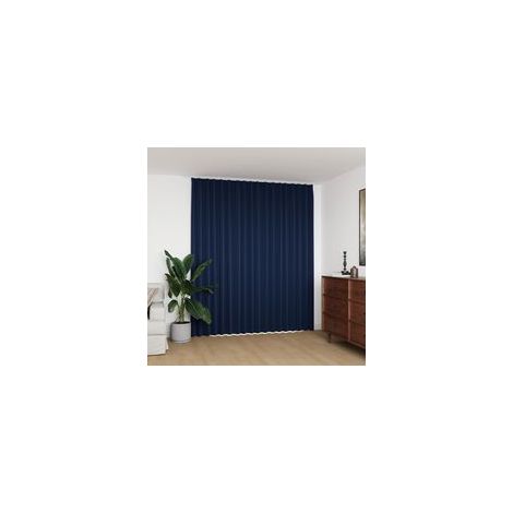 Verdunkelungsvorhang mit Haken, blau, 290 x 245 cm - Crezuo
