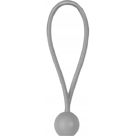 Lot de 10 tendeurs élastiques à boule gris 15 cm Bradas (1/4)