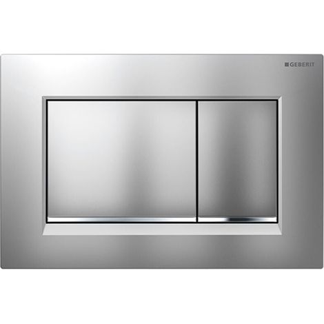 Geberit Sigma30 Doppel-Betätigungsplatte, mattchrom (115.883.JQ.1)