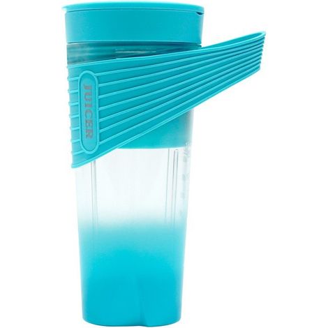 Blender Portable, Juicer Cup avec 460ml 6 Lames, Sans BPA, Convient pour le Sport et les Voyages, Mini Blender, Convient pour les Smoothies et Shakes, Cadeau de Noël Femme Homme 1pc Bleu (1/3)