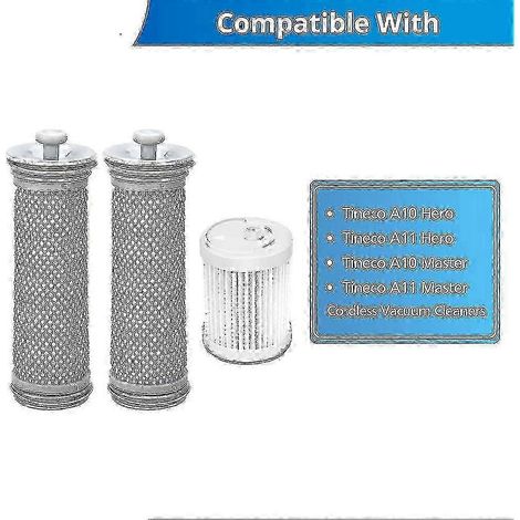 Kit de filtre de rechange pour aspirateur Tineco A10 Hero/Master, A11 Hero/Master SZRH AV (1/3)