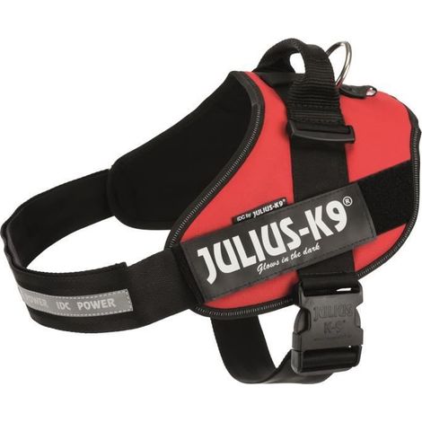 Harnais IDC POWER Julius K9 - ROUGE Désignation : Harnais T3 Julius K9 600210 (1/5)