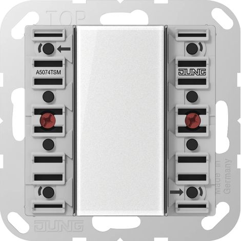 Jung Módulo sensor táctil KNX Estándar, 4 vías, F50, Serie AS/A A 5074 TSM