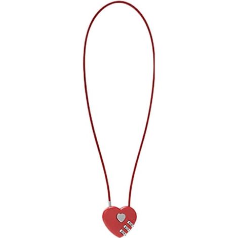 Cadenas à combinaison en forme de cœur de 40 cm, verrou de code pour armoire de rangement (1/5)