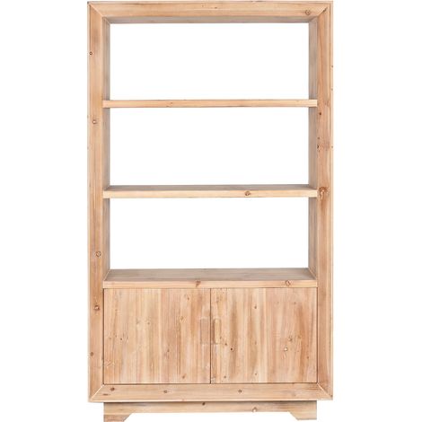 Etagère, meuble étagère en bois coloris naturel - longueur 100 x profondeur 40 x Hauteur 175 cm (1/5)