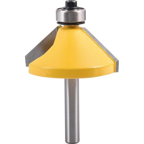Fraise à Chanfreiner 45 ° - Tige 6,35 mm - Pour Machines CNC Bois - 1 Pièce (1/5)