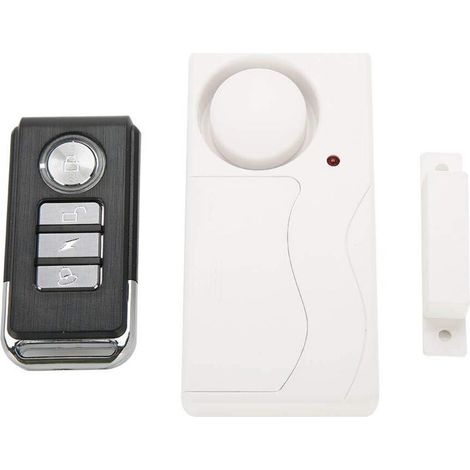Capteur Magnétique Porte Fenêtre - Alarme 105 dB - Télécommande Sans Fil - Pour Sécurité Domestique - Lot de 1 (1/5)