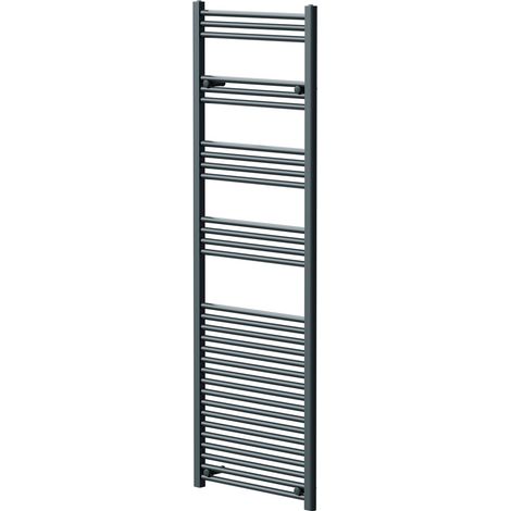 Pizarro Anthracite 1800mm x 600mm Straight Heated Towel Rail (1/5)