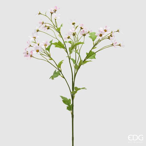 EDG Enzo De Gasperi Margherita Ramo H 70 Cm Pianta Artificiale Rosa Chiaro