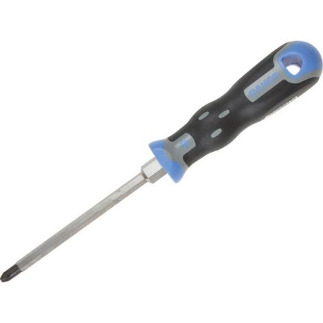 Bahco Tekno+ Pozidriv PZ2 Screwdriver with 125mm Hex Shank