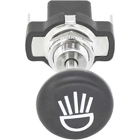 Interrupteur universel 12 V pour phares de voiture (à pousser ou à tirer), compatible avec les voiturettes de golf et les Club Cars.