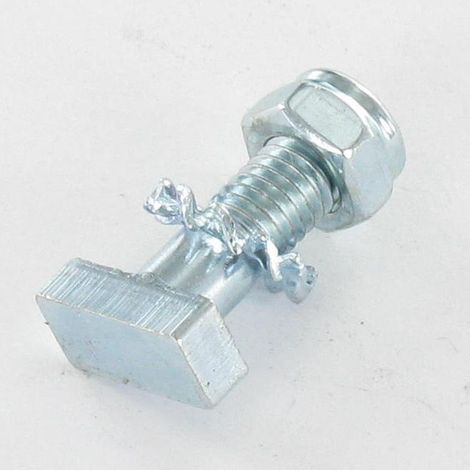 Vis métaux PARALLE M5X15+ECR FR+RD. à dentures extérieures AZ Acier zingué MON-1 pièce (1/2)