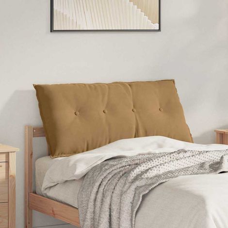 Rückenkissen Braun 100 x 50 cm Cordstoff