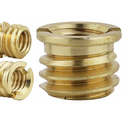 Écrou fileté, adaptateur, réduction, cuivre 3/8" à 1/4", 7,5 mm (1/5)