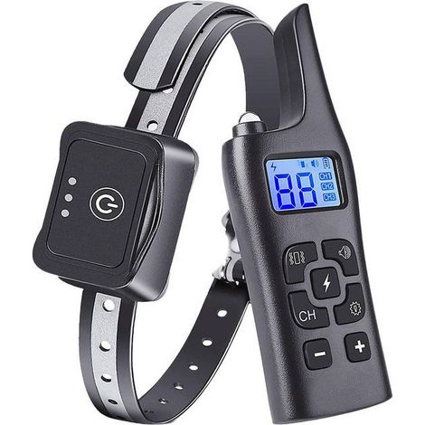 Oplaadbare Hondengeblafbestrijdingshalsband, 4 Modi, 100% Waterdichte Ontvanger, 800 Meter Telefoon Bereik