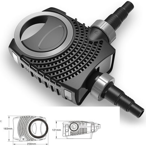Pompe de bassin super eco jusqu'à 10000l/h - 80W